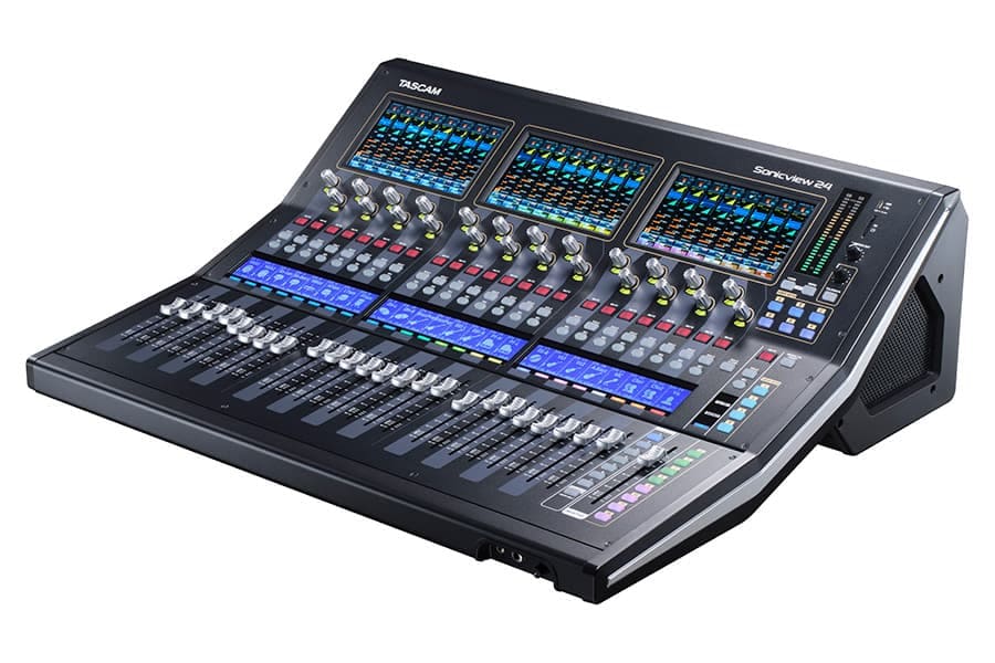 میکسر دیجیتال سونیک ویو TASCAM Sonicview 24XP — کنسول ضبط و میکس حرفه‌ای 24 کاناله
